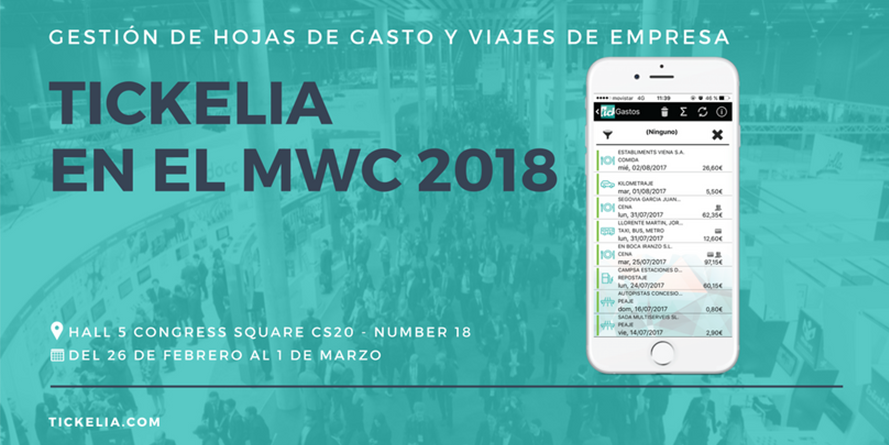 Tickelia asiste al Mobile World Congress 2018