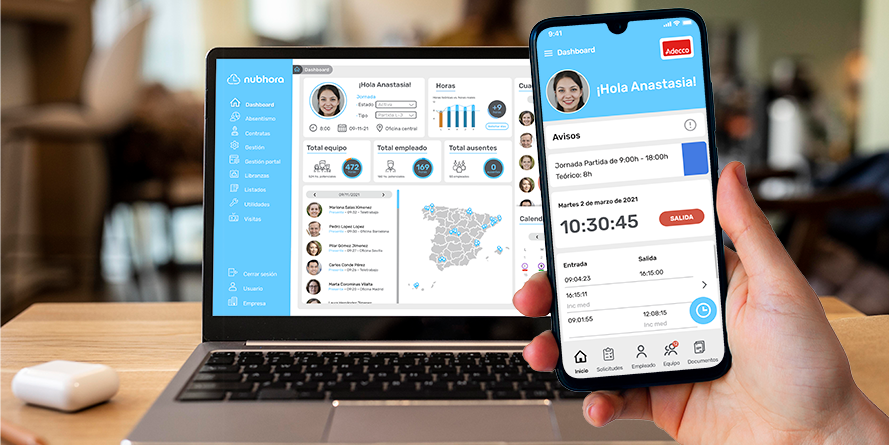 Nubhora, la solución integral y colaborativa de gestión del tiempo y accesos